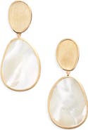 Marco Bicego Lunaria Mother of Pearl Drop Earrings