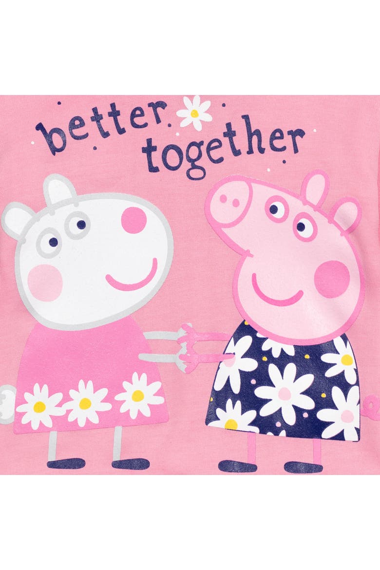 2-Piece Fleece Hoodie and Leggings Set, Alternate, color, Peppa Pink Navy