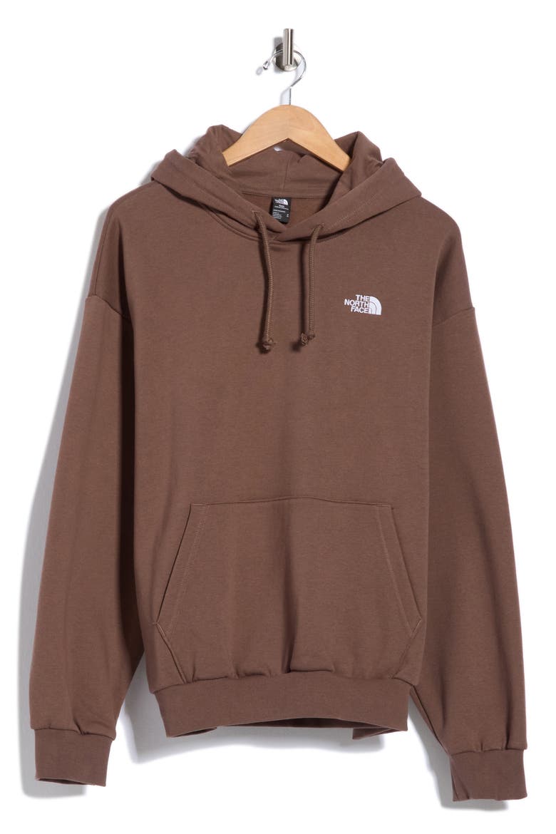 Evolution Simple Dome Oversized Hoodie, Alternate, color, SMOKEY BROWN