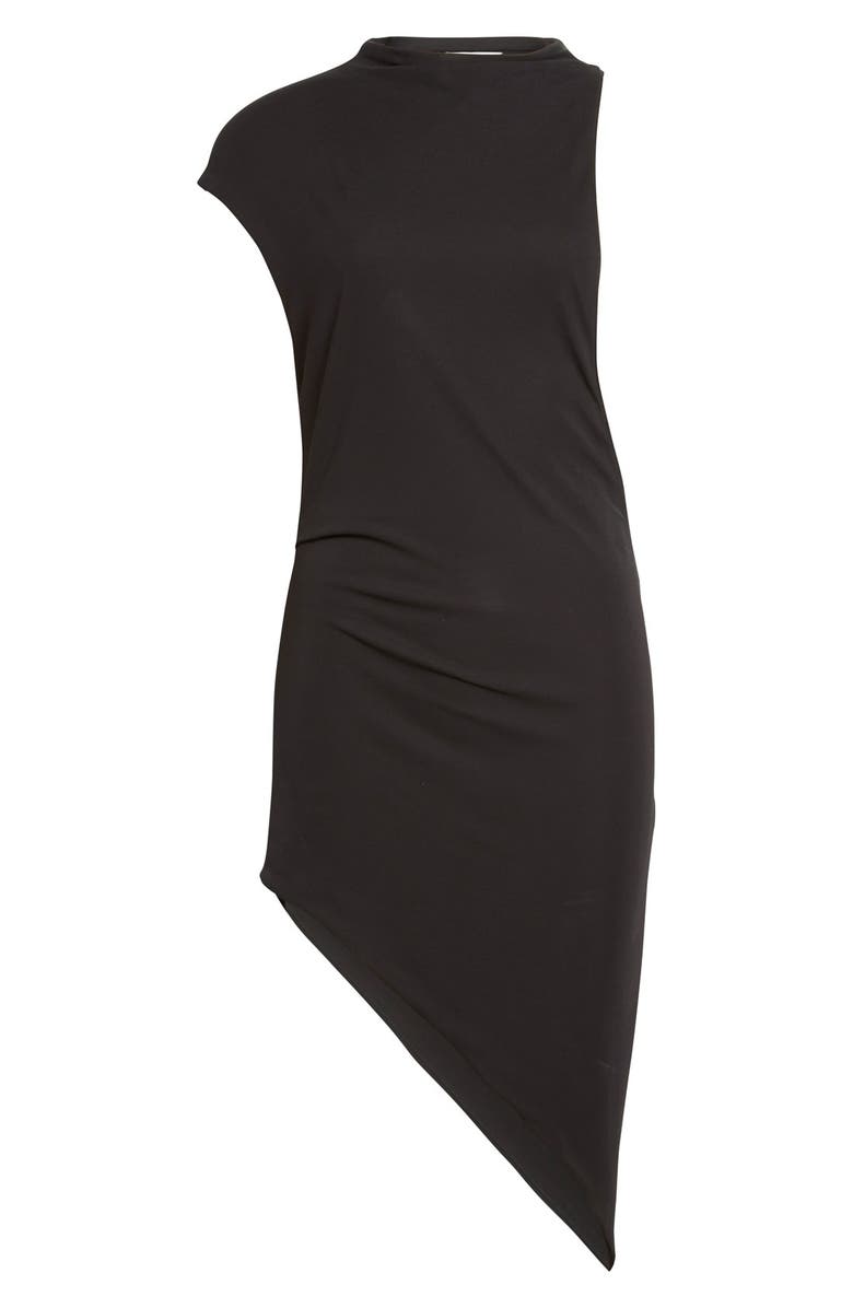 Anthony Vaccarello Cutout Asymmetrical Dress, Alternate, color, 