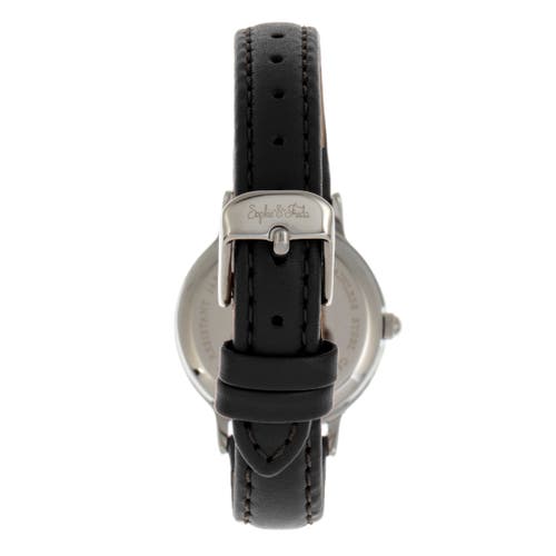 Sophie And Freda Sophie & Freda Berlin Leather-band Watch In Black