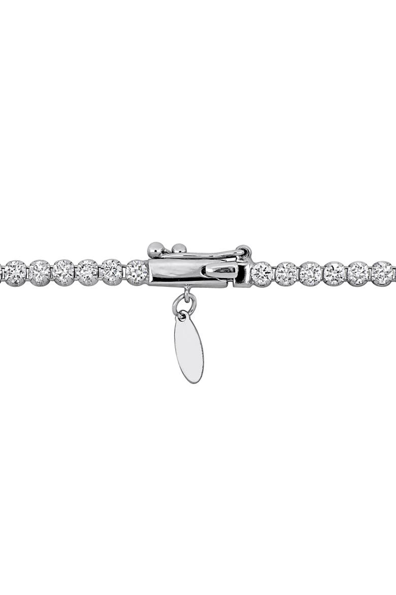 3 CTW Lab-Grown Diamond Tennis Bracelet 14k, Alternate, color, White Gold