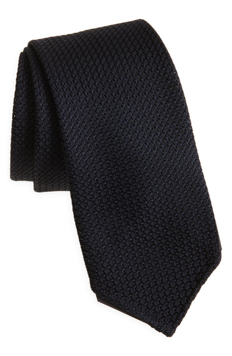 Drake's Grenadine Silk Tie, Main, color, 