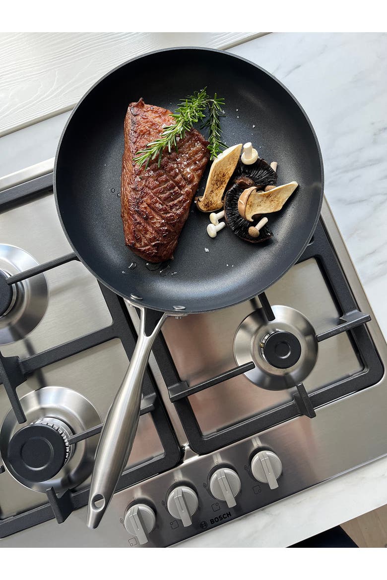 CTX 10.25 Inch Nonstick Fry Pan, Stainless Steel, Alternate, color, Silver