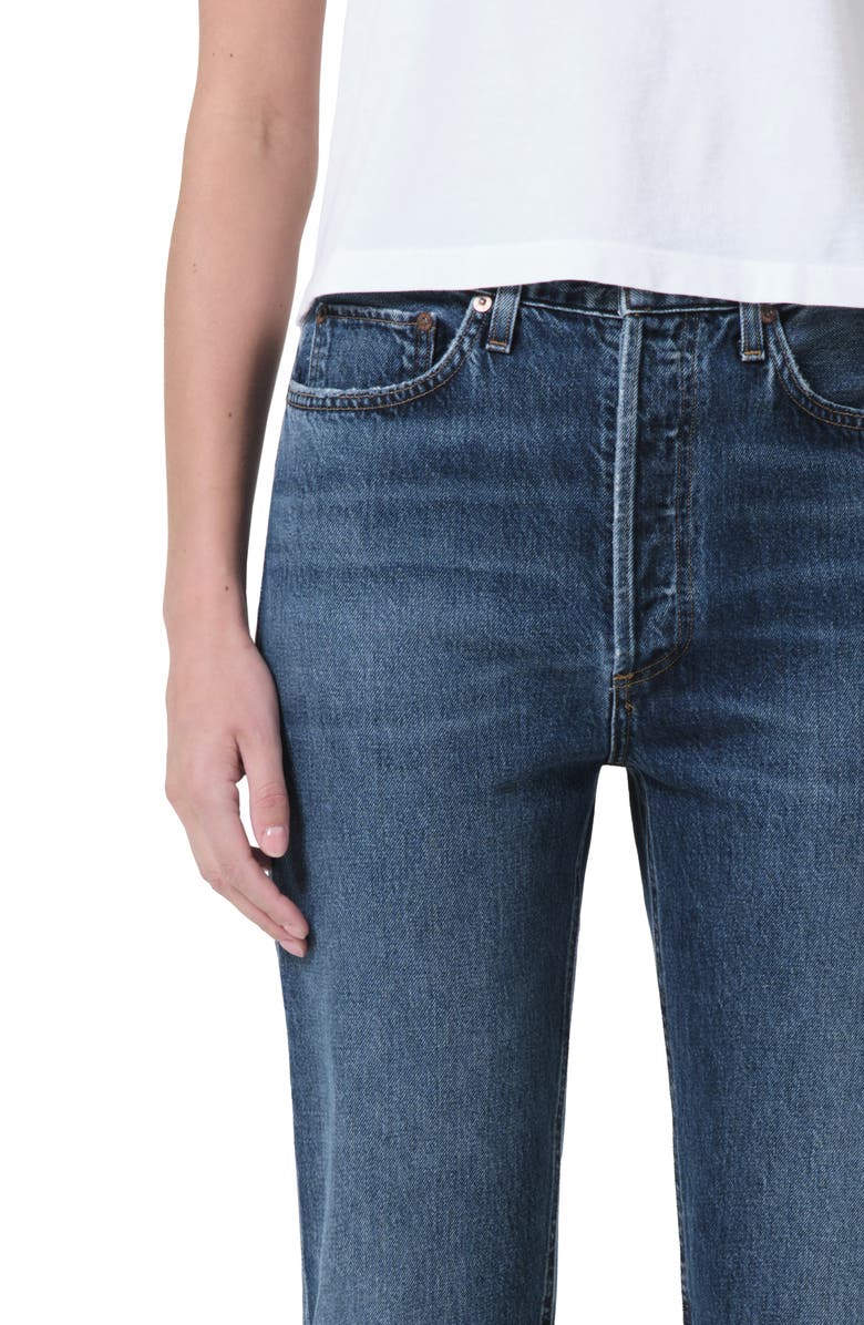 AGOLDE '90s Pinch Waist High Waist Straight Leg Jeans, Alternate, color,