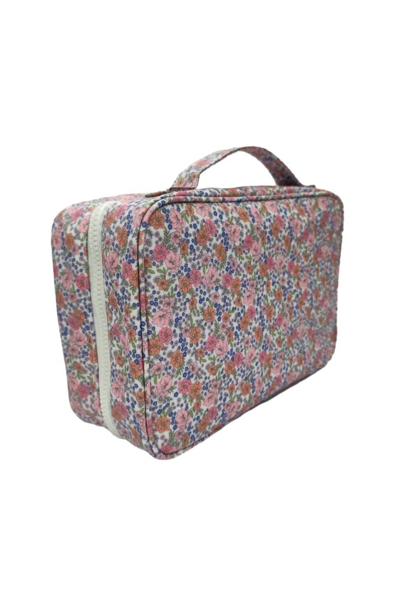 TRVL Design Garden Floral Hanging Toiletry Bag, Alternate, color, Pink