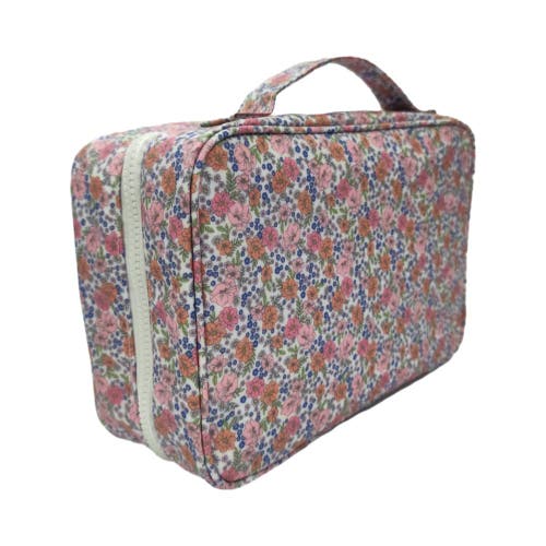 Trvl Design Garden Floral Hanging Toiletry Bag In Pink