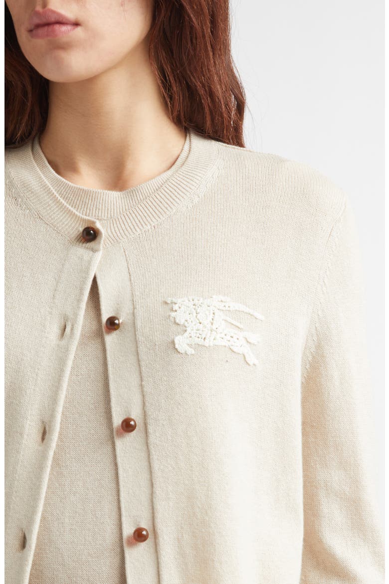 Ravella EKD Wool & Cotton Blend Cardigan, Alternate, color, EASEL BEIGE