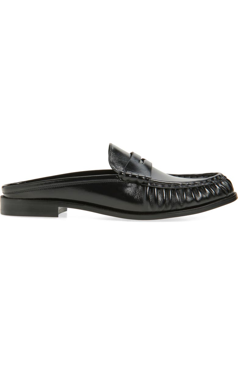 Jeffrey Campbell Goddard Penny Loafer Mule, Alternate, color, Black