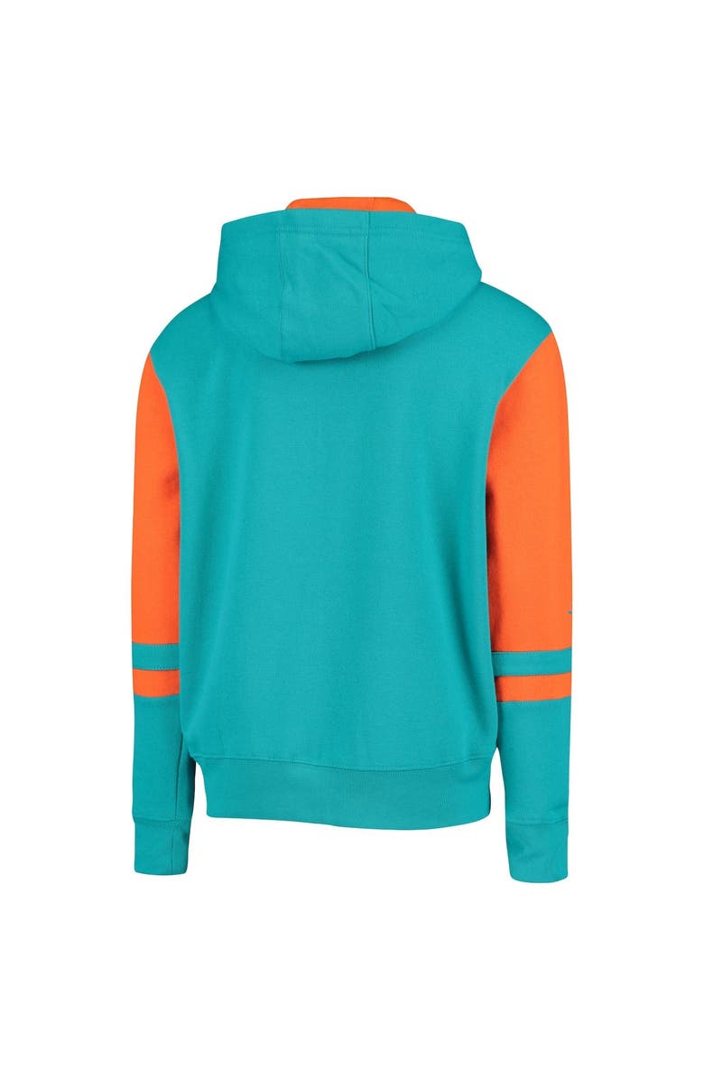 Outerstuff Youth Aqua Miami Dolphins Stadium Full-Zip Hoodie, Alternate, color,