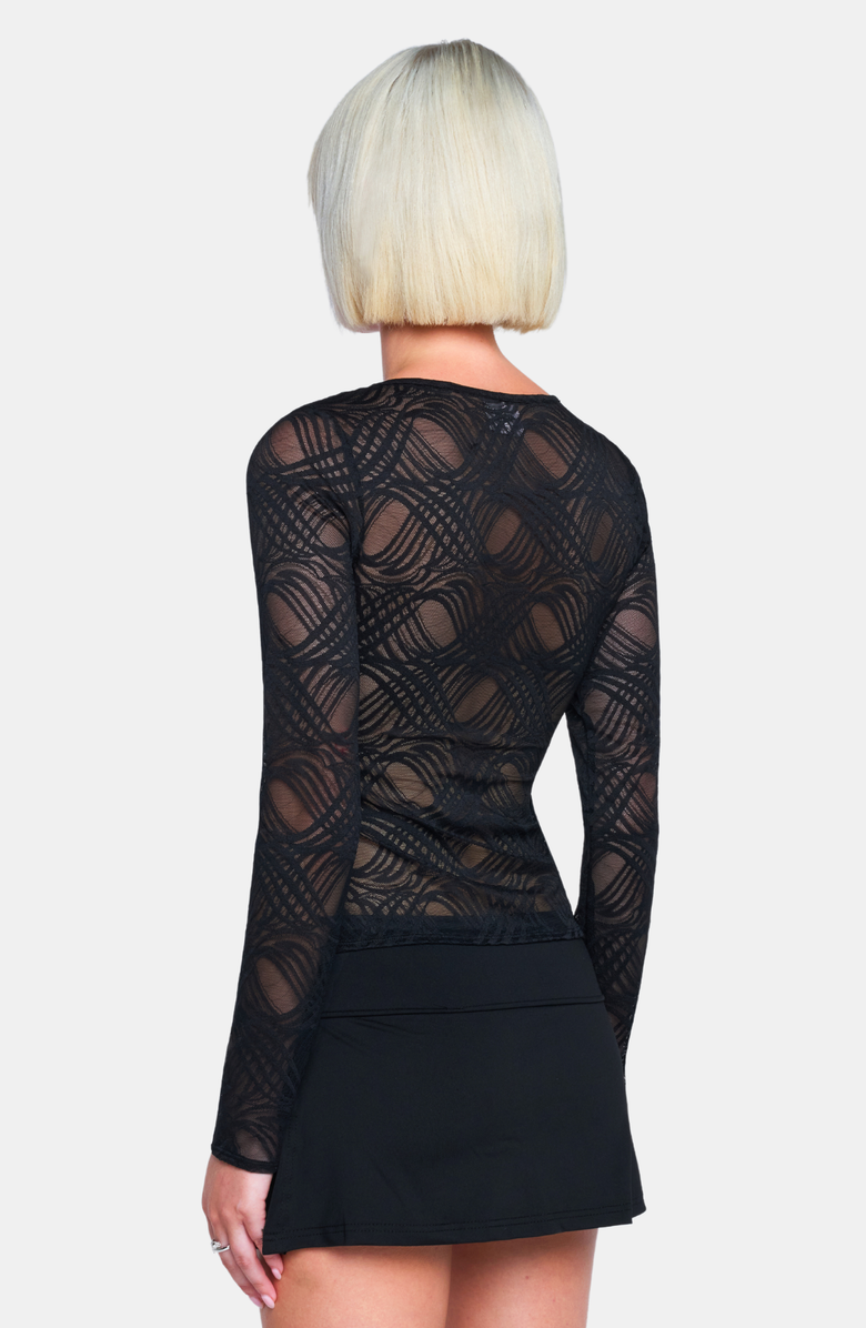 OW Collection LARISSA Top, Alternate, color, Black