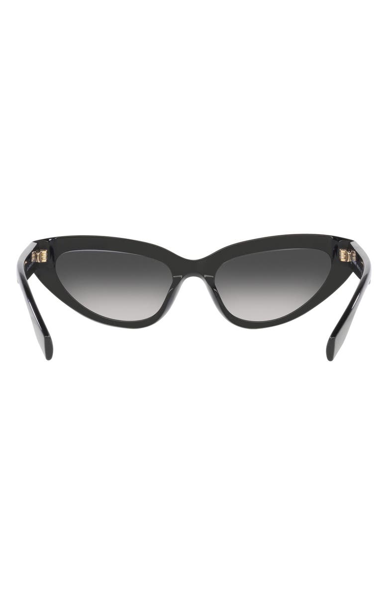 Burberry 54mm Gradient Cat Eye Sunglasses, Alternate, color,
