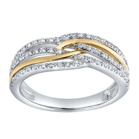Amoura 0.20 Ct Natural Diamond 10K Gold Ring