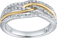 LuvMyJewelry Amoura 0.20 Ct Natural Diamond 10K Gold Ring
