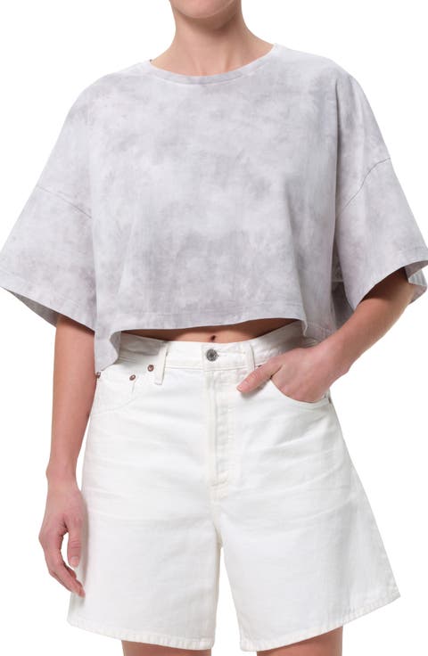 Arli Oversize Cotton Crop T-Shirt