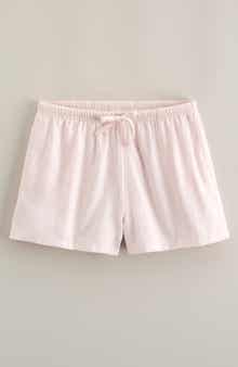Kids' Linen Blend Drawstring Shorts
