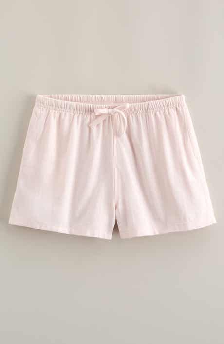 Kids' Linen Blend Drawstring Shorts
