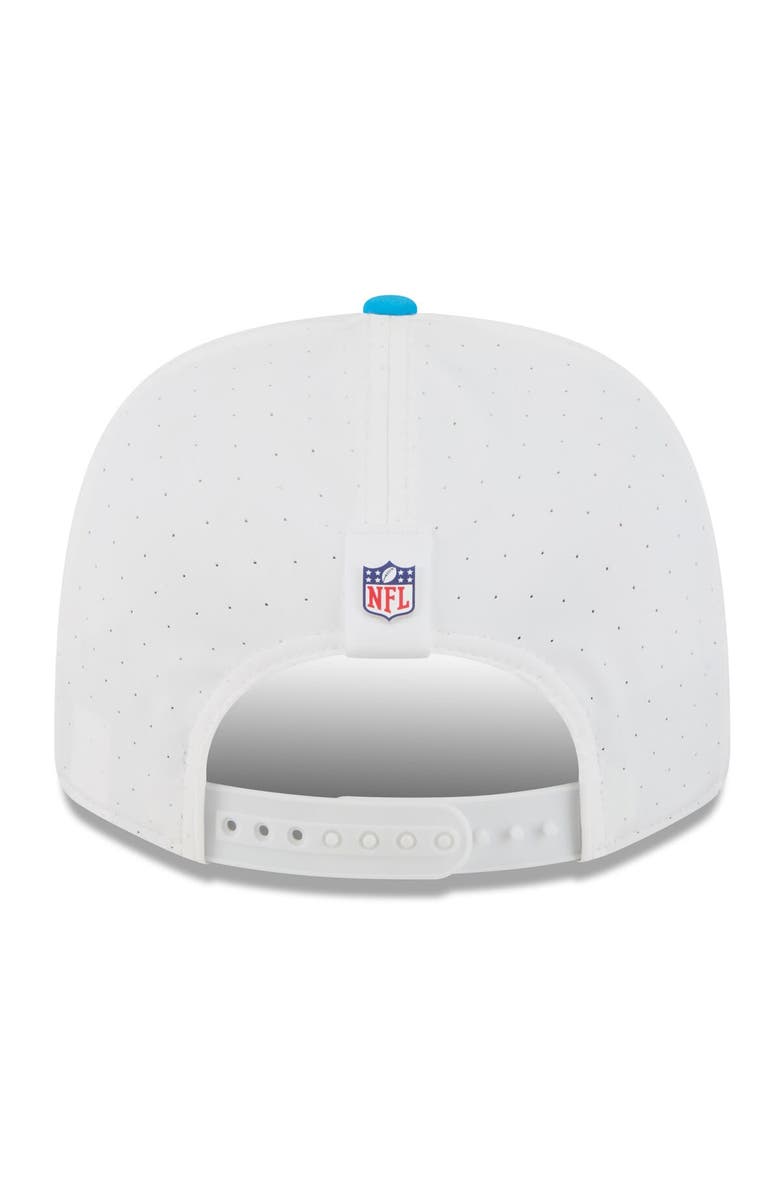 New Era Men's New Era White/Blue Carolina Panthers 2025 NFL Training Camp 9SEVENTY Adjustable Hat, Alternate, color, White