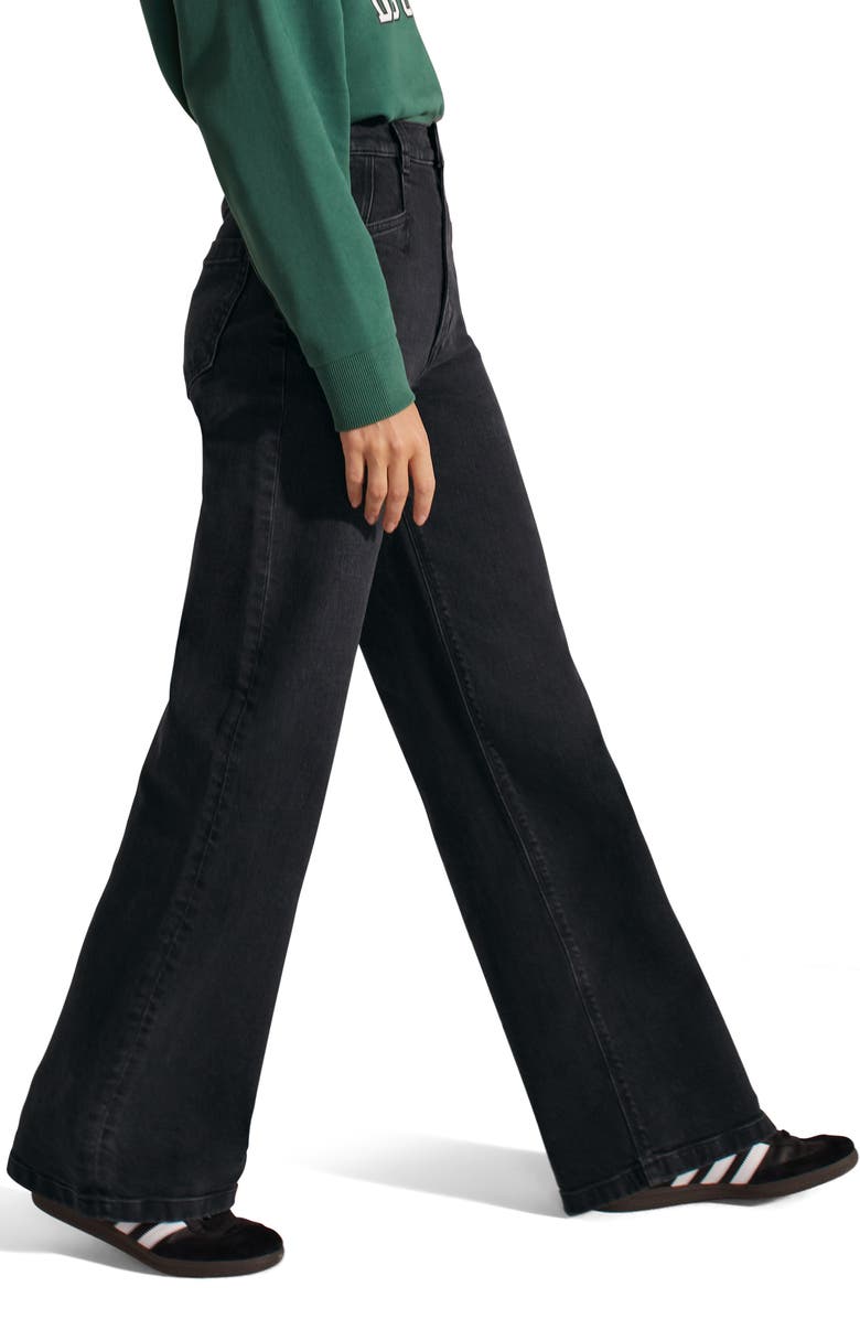 Favorite Daughter The Jordie Super High Waist Wide Leg Jeans, Alternate, color, Boulder