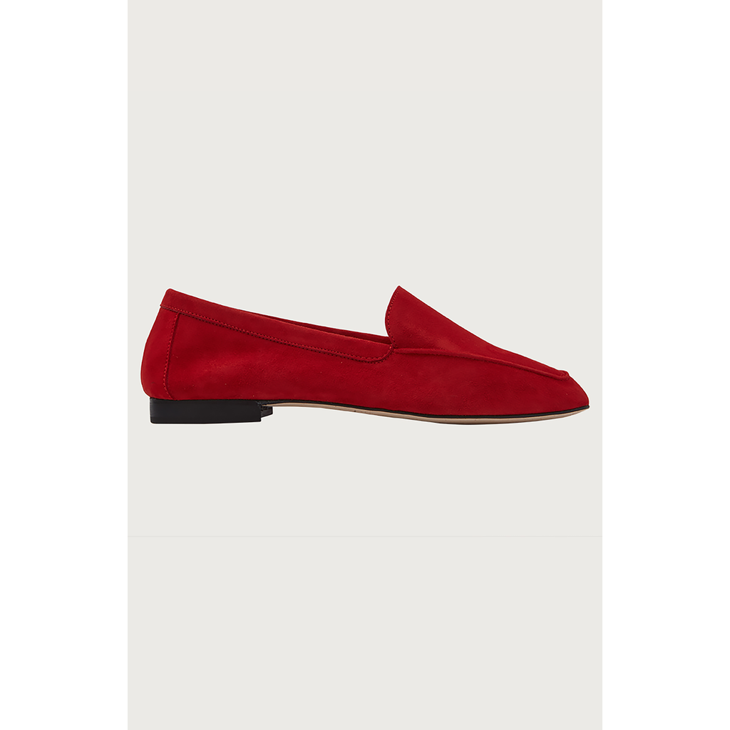 Andrea Carrano Shoes Mare Moccasins In Red