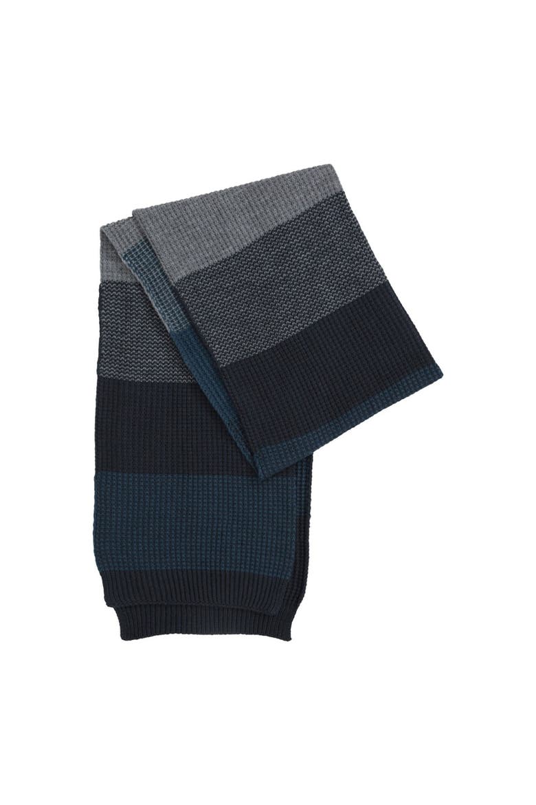 Mirka Knitted Scarf, Alternate, color, Petrol
