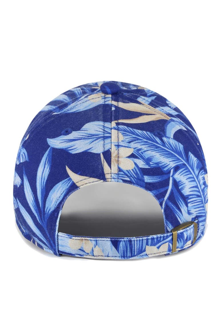 Men's '47 Royal Kansas Jayhawks Tropicalia Clean Up Adjustable Hat, Alternate, color, Royal