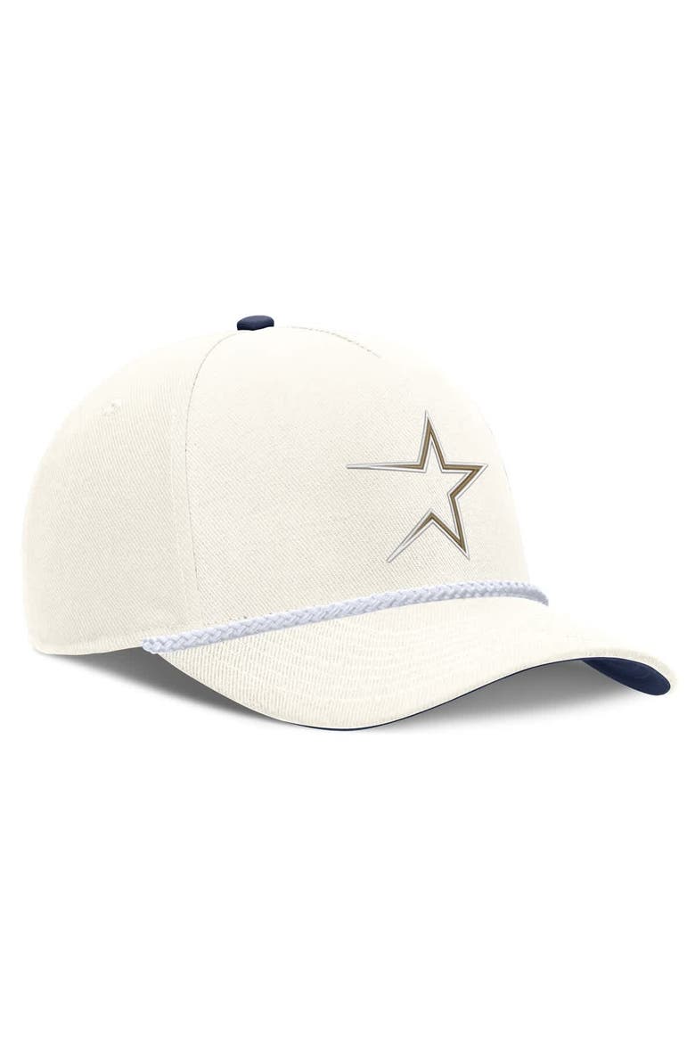 Men's Nike Cream Houston Astros Cooperstown Rise Adjustable Hat, Alternate, color, Cream