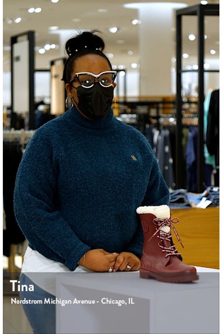 Montaigne Faux Fur Rain Boot video