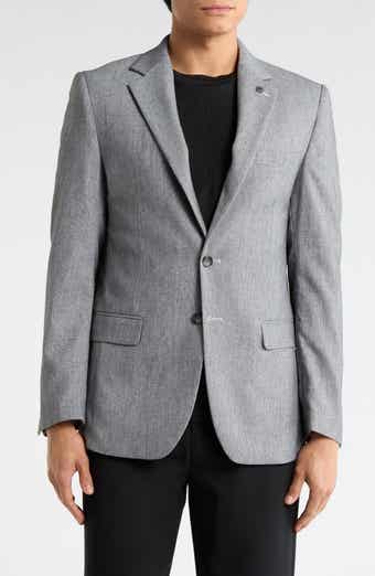 T.R. PREMIUM Slim Fit Solid Stretch Sport Coat