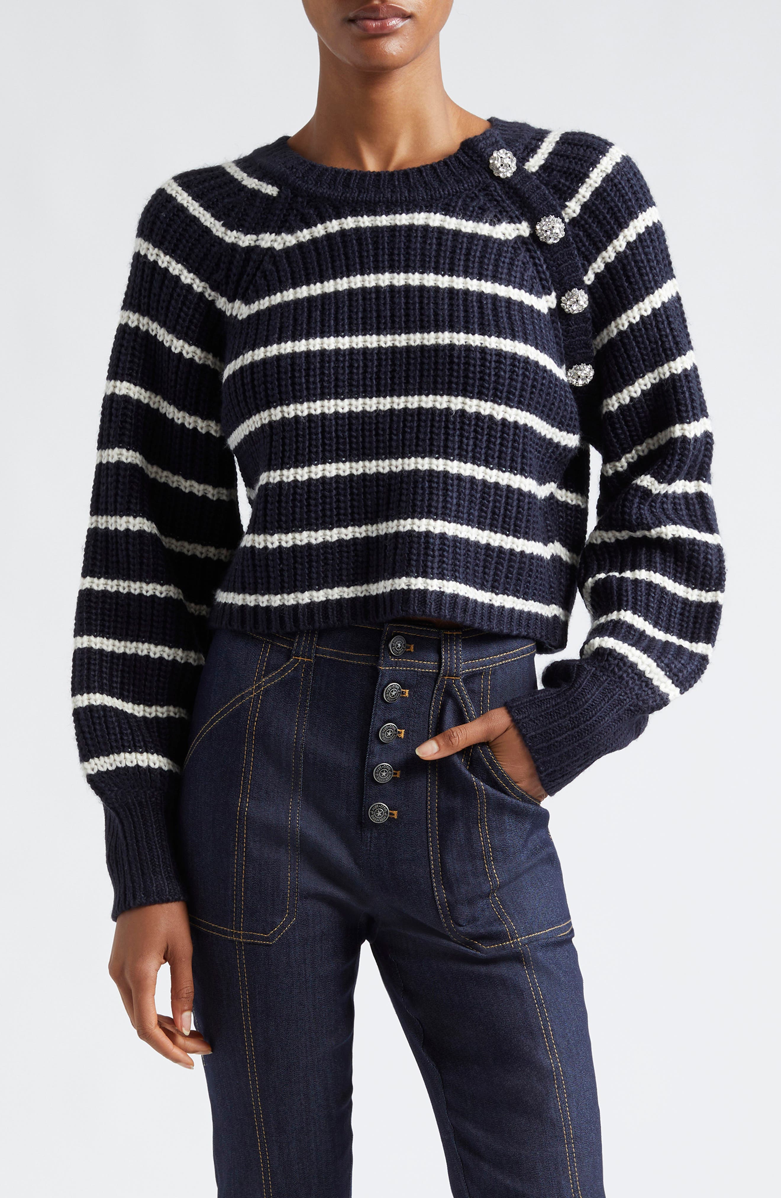 Cinq à Sept Keren Stripe Sweater