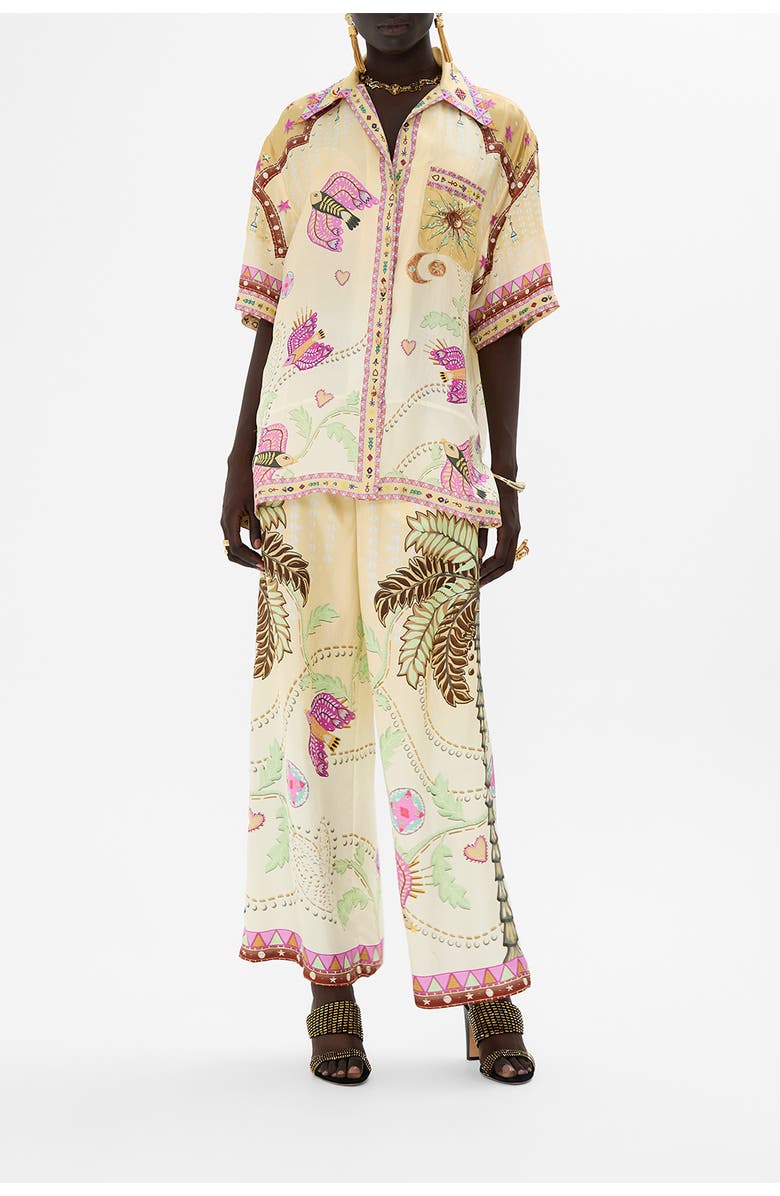 Camilla OVERSIZED SHIRT WITH POCKET ASWAN ABSTRACT, Main, color, Aswan Abstract