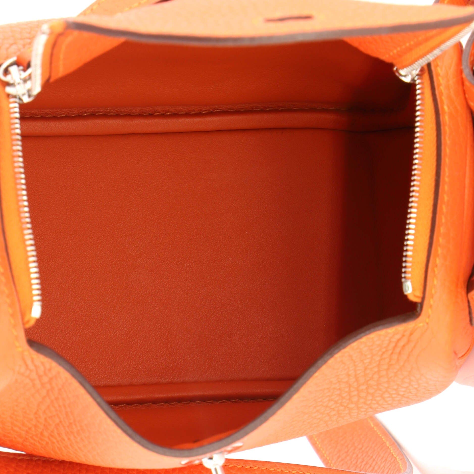 Lindy Bag Clemence Mini, Alternate, color, Orange