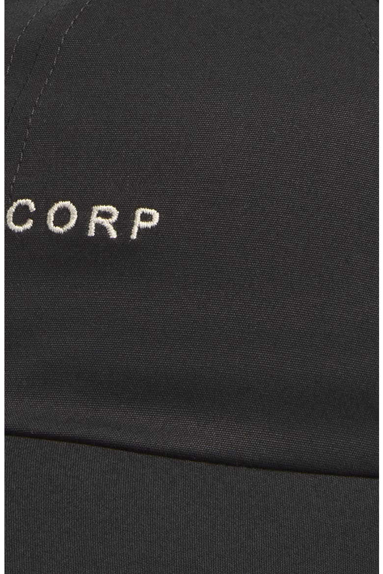 Cotton Baseball Cap, Alternate, color, BLACK/ PEARL