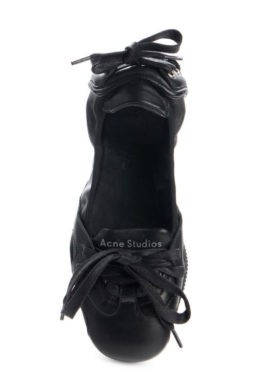 Acne Studios Bilaria Ballerina Flat In Animal Print
