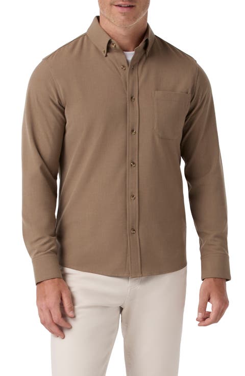 City Trim Fit Flannel Button-Down Shirt