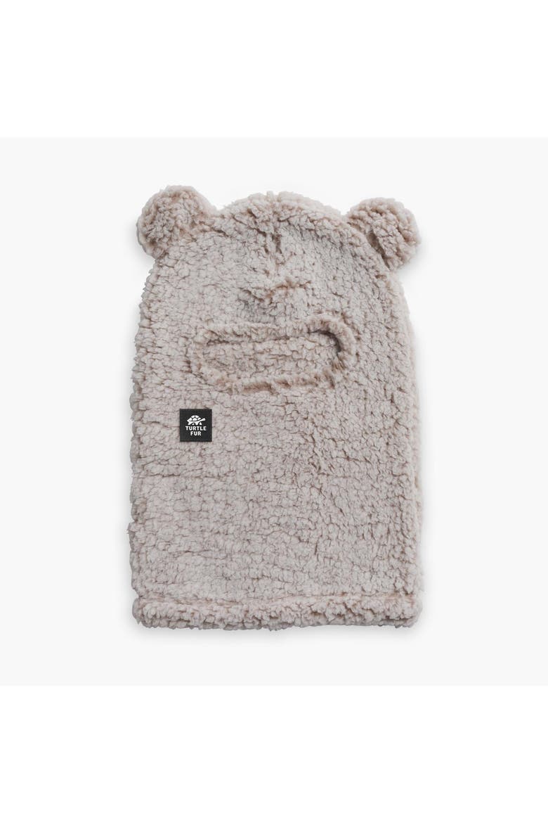 Kids Fleece Bear Balaclava, Main, color, Natural
