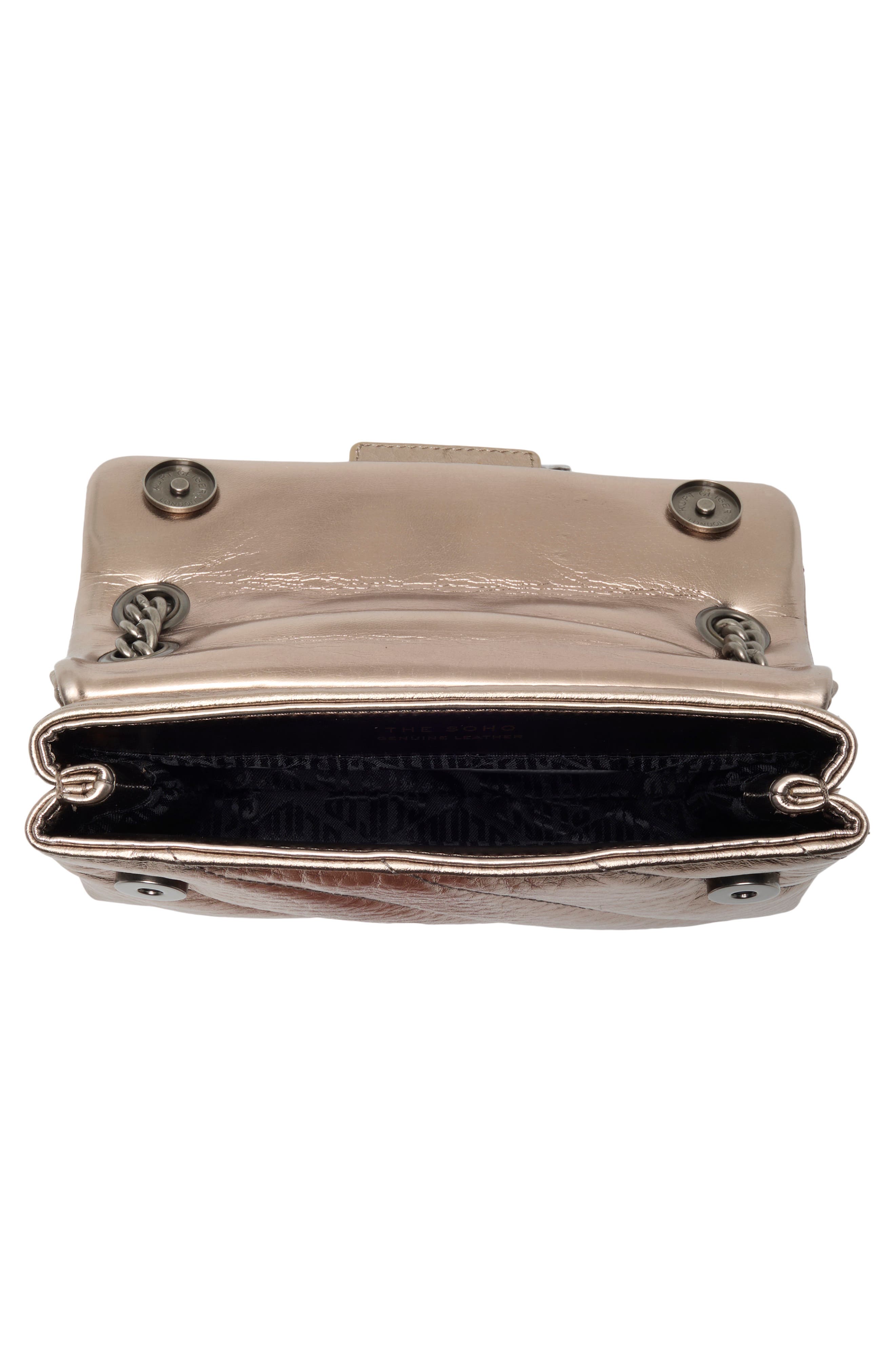 Mini Soho Shoulder Bag, Alternate, color, RUST/ COPPER