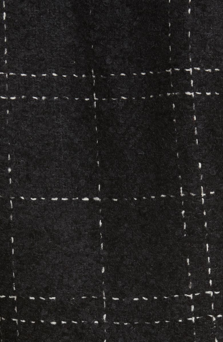 Alice + Olivia Marcia Embellished Peter Pan Collar Coat, Alternate, color, 