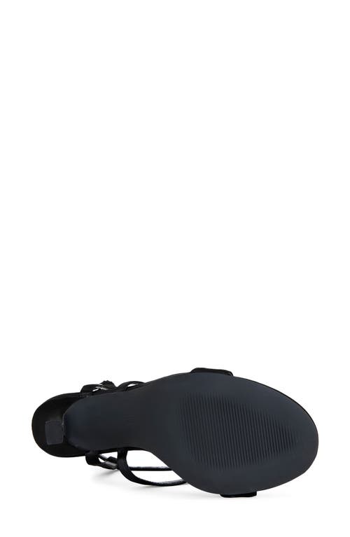 Azalea Wang Bestella Ankle Strap Sandal In Black