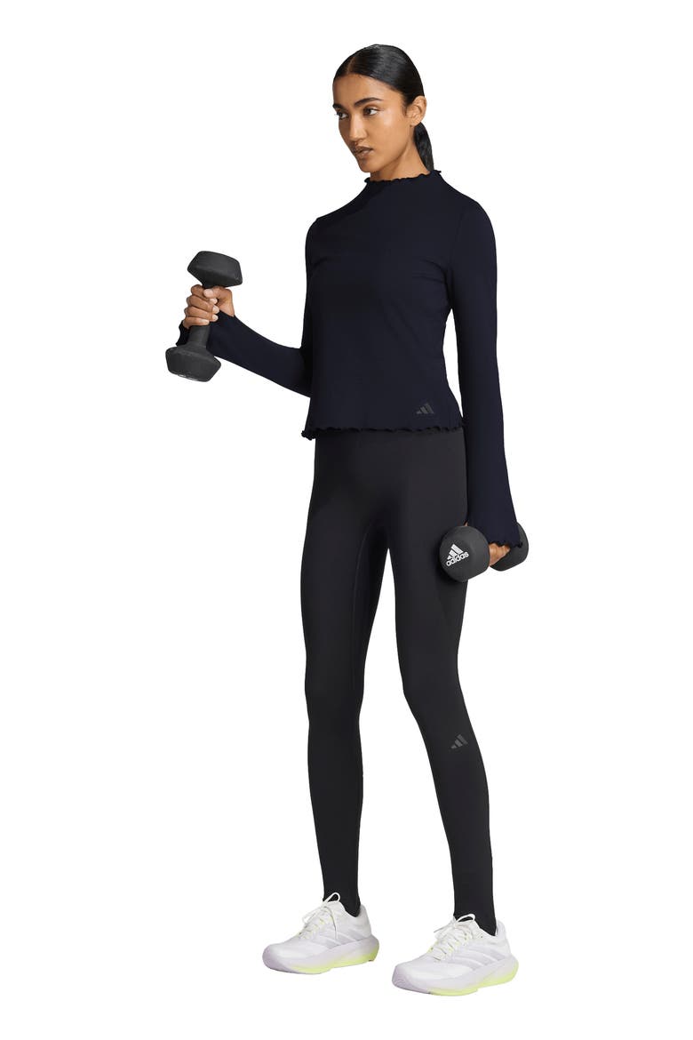 Climawarm Performance Long Sleeve T-shirt, Alternate, color, BLACK