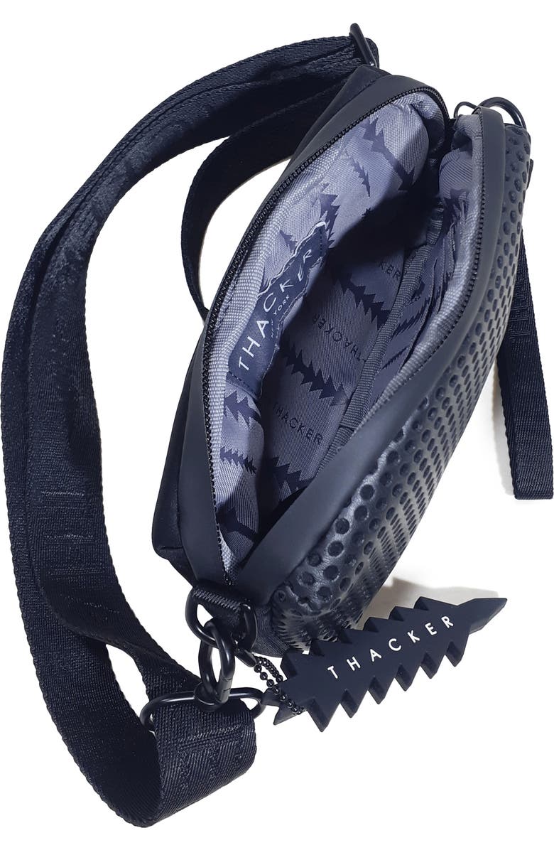 Thacker Ella Phone Zip Crossbody Bag, Alternate, color, Black