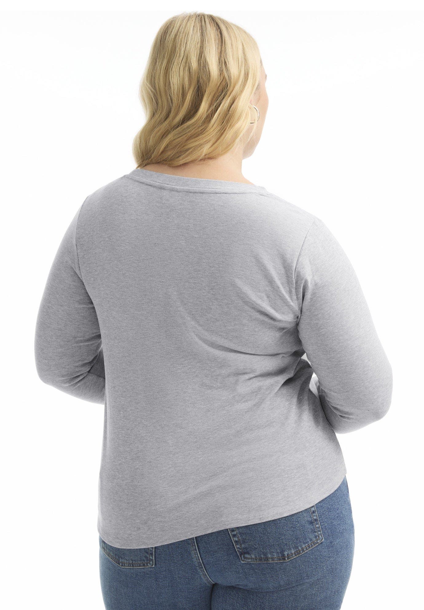 Ribbed Crewneck Top - image 2