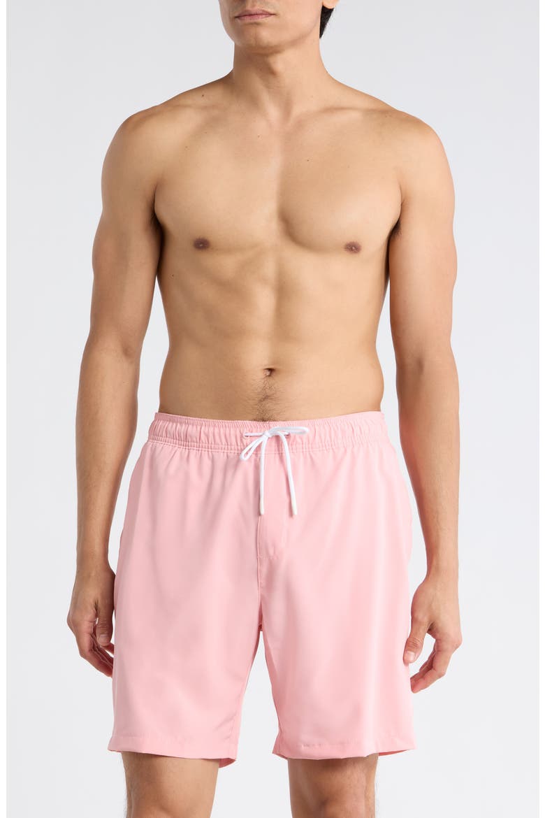 Comfort Lined Swim Shorts, Main, color, QUARTZ PINK