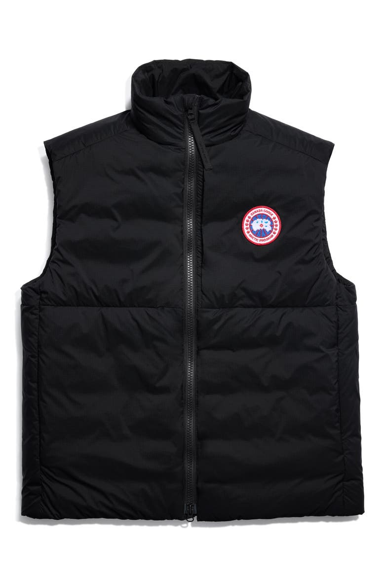 Lodge Packable 750 Fill Power Down Vest, Alternate, color, BLACK - NOIR
