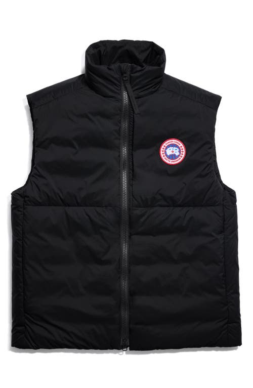 Canada Goose Lodge Packable 750 Fill Power Down Vest In Black