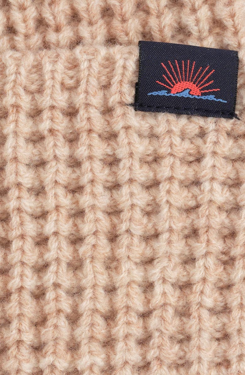 Faherty Waffle Knit Beanie, Alternate, color, Oatmeal Hthr