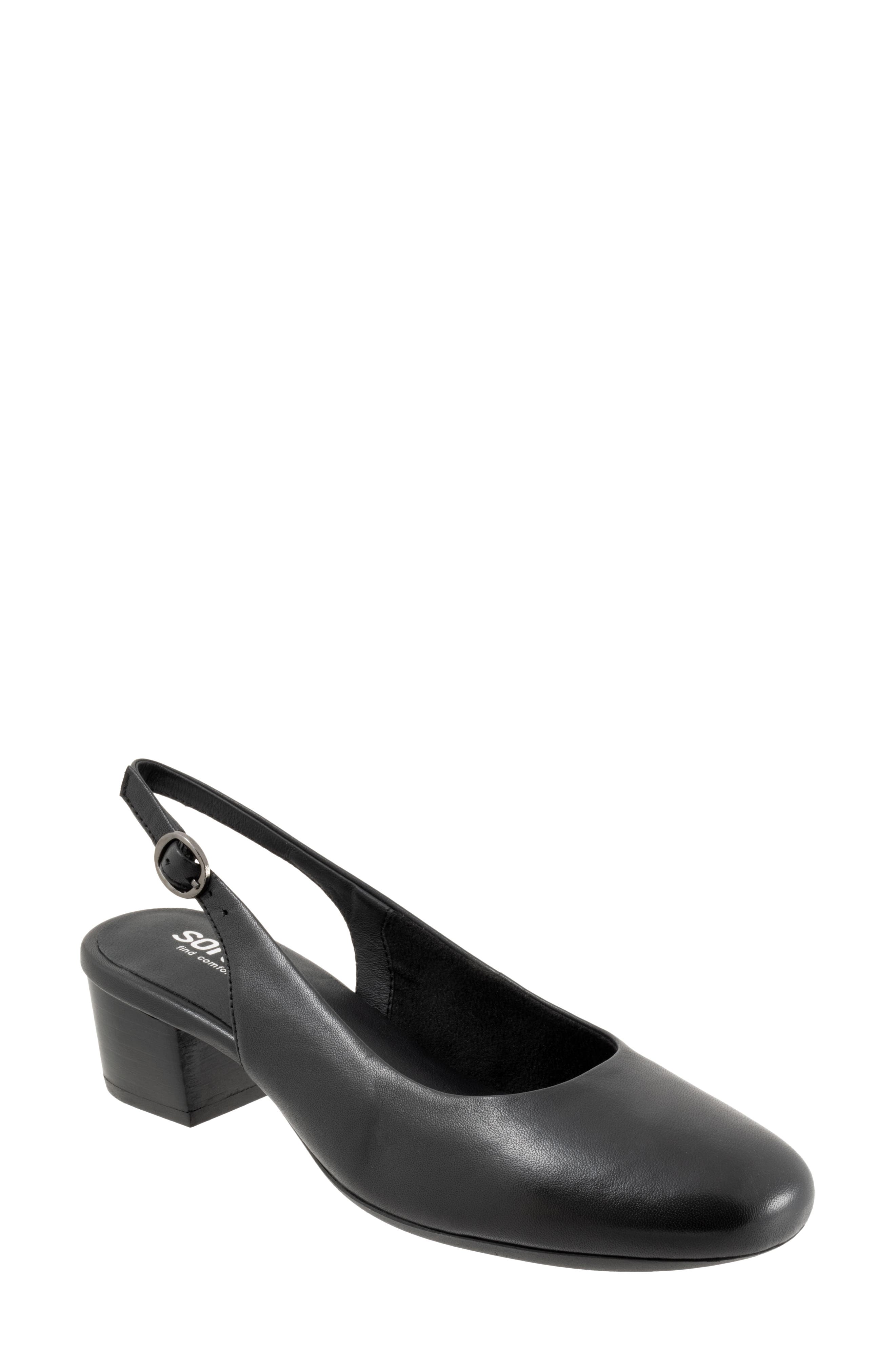 SoftWalk<sup>®</sup> Largo Slingback Pump, Main, color, Black