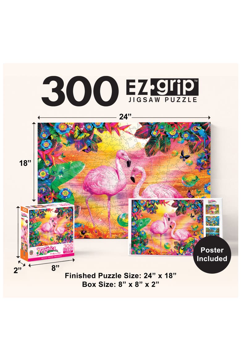 Pretty in Pink 300 Piece Jigsaw Puzzle, Alternate, color, Multicolor