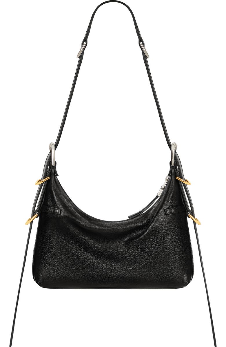 Givenchy Mini Voyou Leather Hobo, Alternate, color,