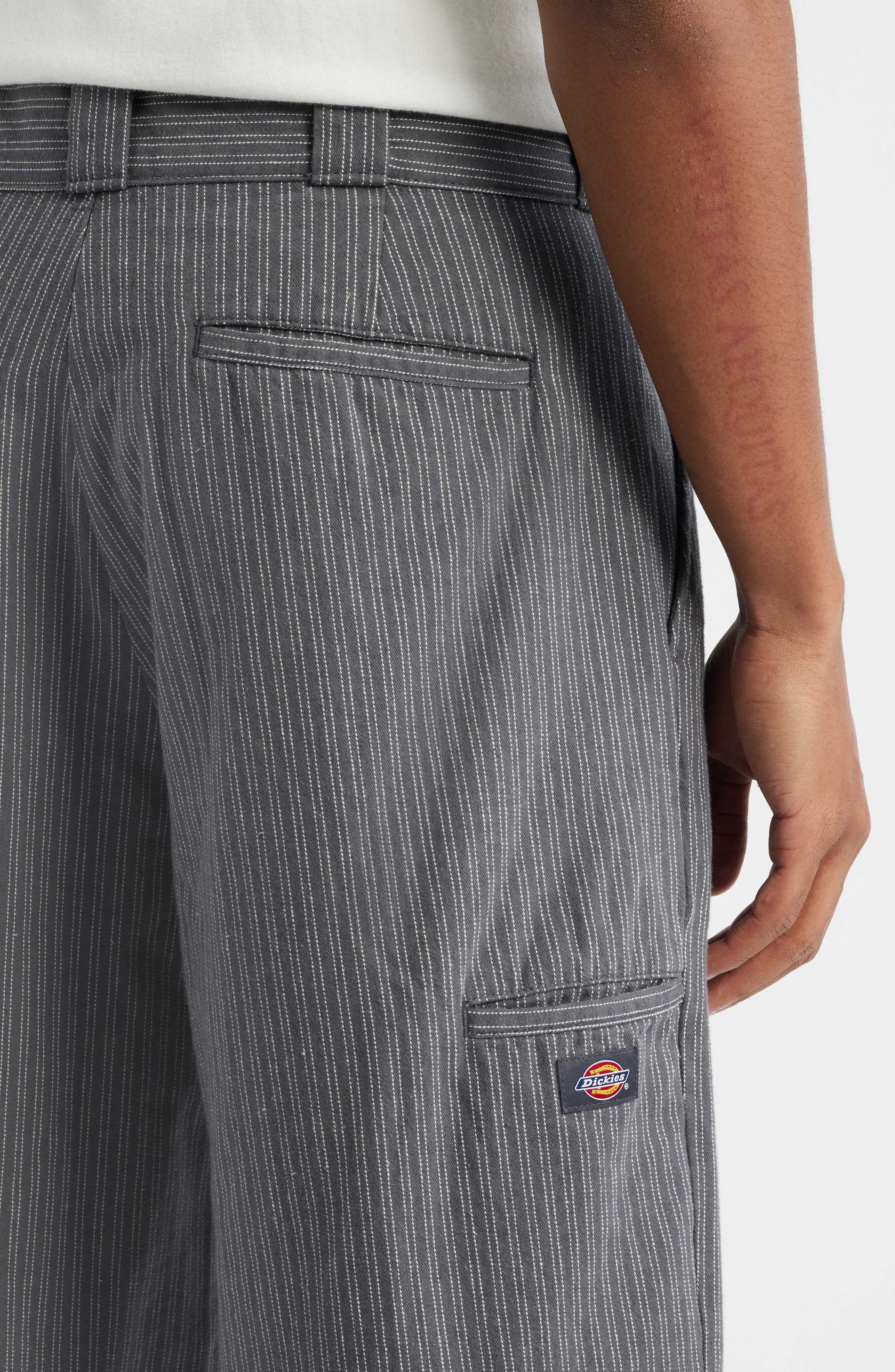 Lima Loose Fit Pinstripe Cotton Twill Work Pants (Men) | Nordstrom